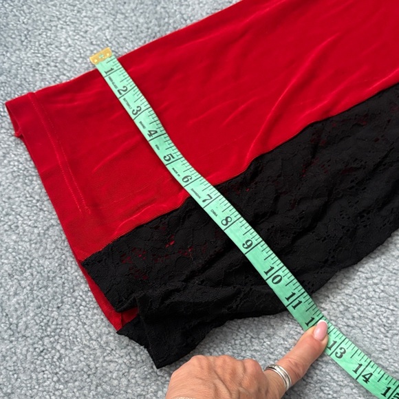 Red and Black Jumpsuit with Gold Accents - Picture 14 of 16